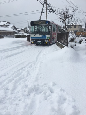 これは鳥取米子のウチの田舎。こんぐらいかなあ雪。革靴で行ったらあかんやつ。